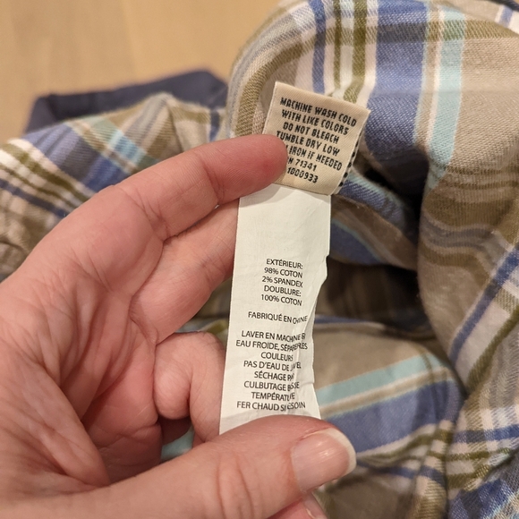 LL Bean flannel lined cargo pants - Picture 6 of 8